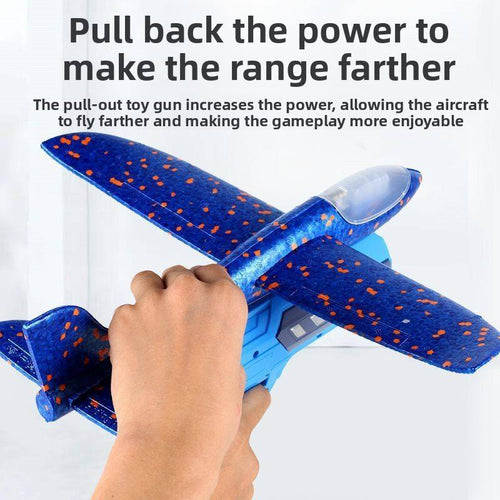 Kletshuts™ SkyLauncher: Kids' Foam Plane Launcher Set